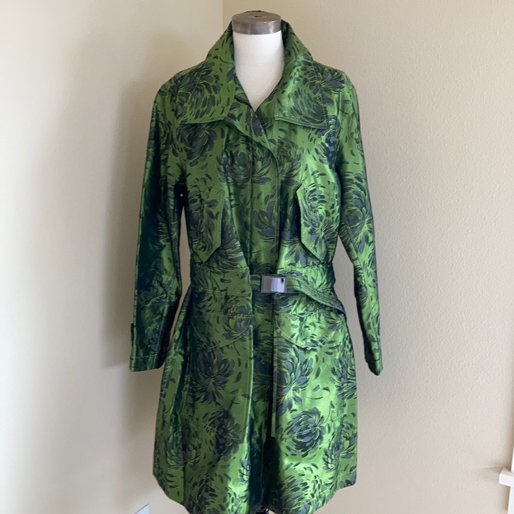 Oscar de la Renta floral coat